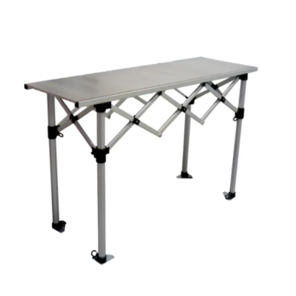 Aluminium inklapbare tafel - 1,40 m x 0,55 m