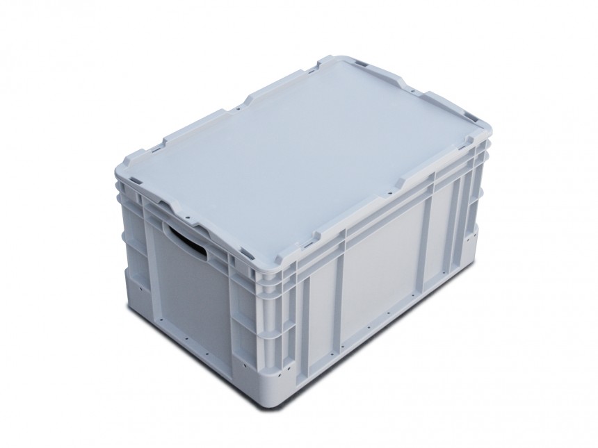 Eurobak met deksel - 400x600x300