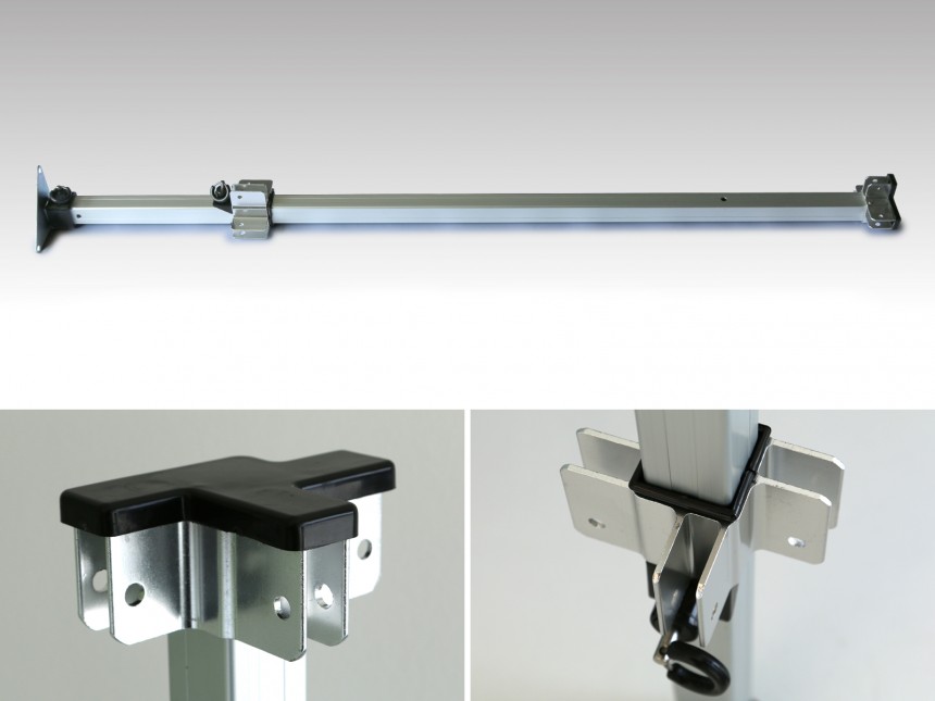 AluForce Flexxum Marketbase Middenpaal 4m - 4x8 m