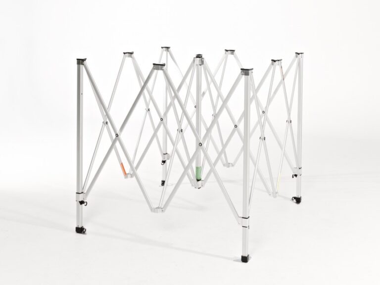 Vouwtent AluLite Flexxum Marketbase Aluminium frame - 3 x 3m - Wanddikte frame 1,5 mm - 2jaar garantie