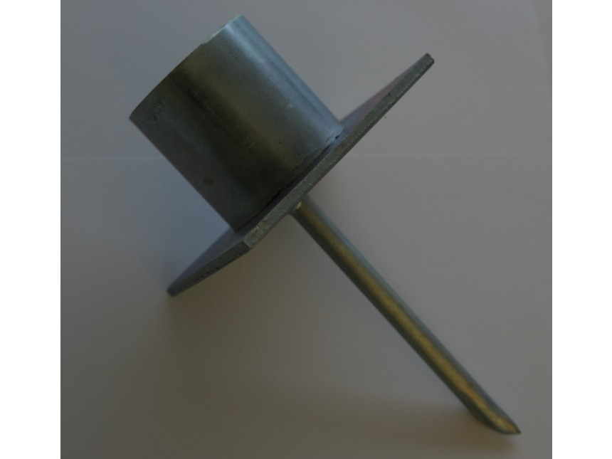 Stertent StellarLite- paalvoet voor losse ondergrond (met pin)