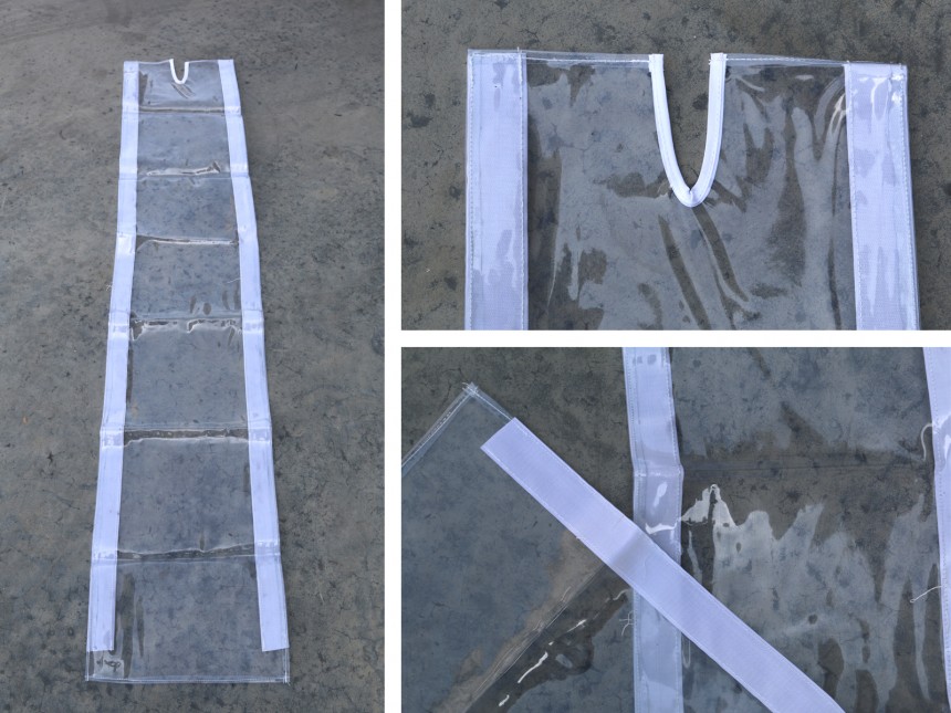 Flexxum  Velcro verbinding twee tenten 4m zwart