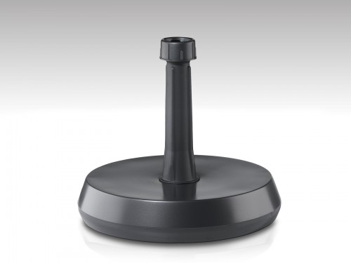 Ronde parasolvoet in kunststof gevuld met beton - 15Kg