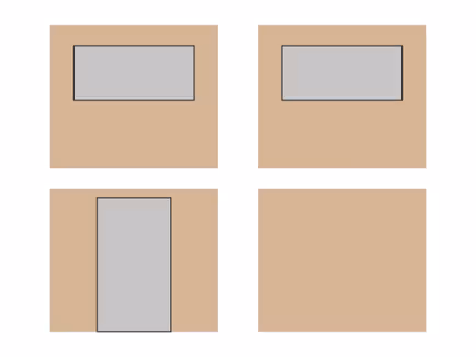 Vouwtent  Zijwandenset met draagtas - 4 x 4m - PVC - Afbeelding 2