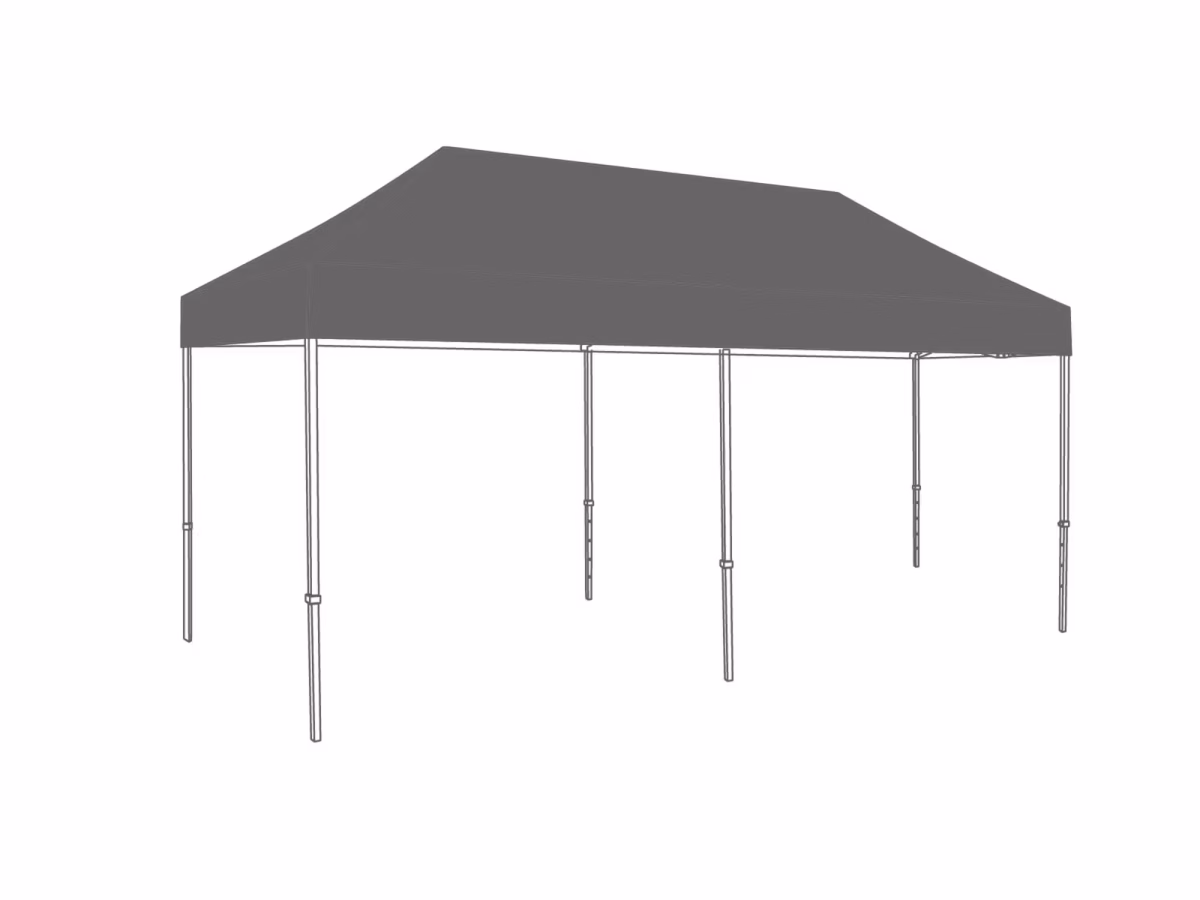 Bâche pour tente pliante - 3 x 6 m - Polyester