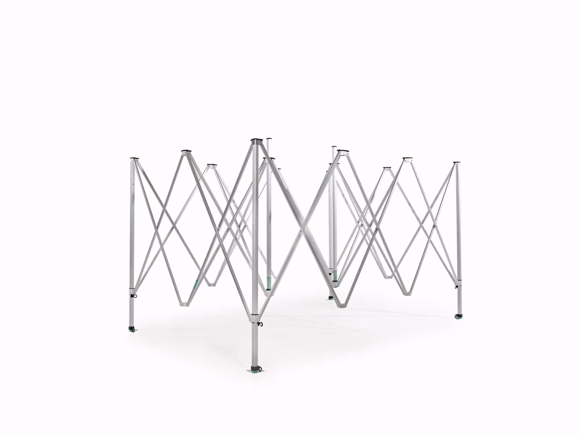 Vouwtent AluLite Flexxum Marketbase Aluminium frame - 3x4.5m - Wanddikte frame 1,5 mm - 2jaar garantie