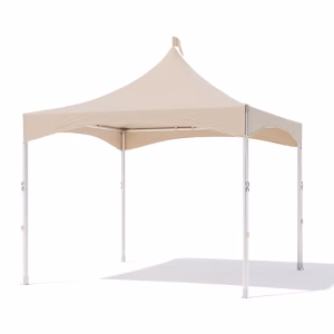 Pagodetent keder ronde palen - zonder zijwanden - 3x3m Zand