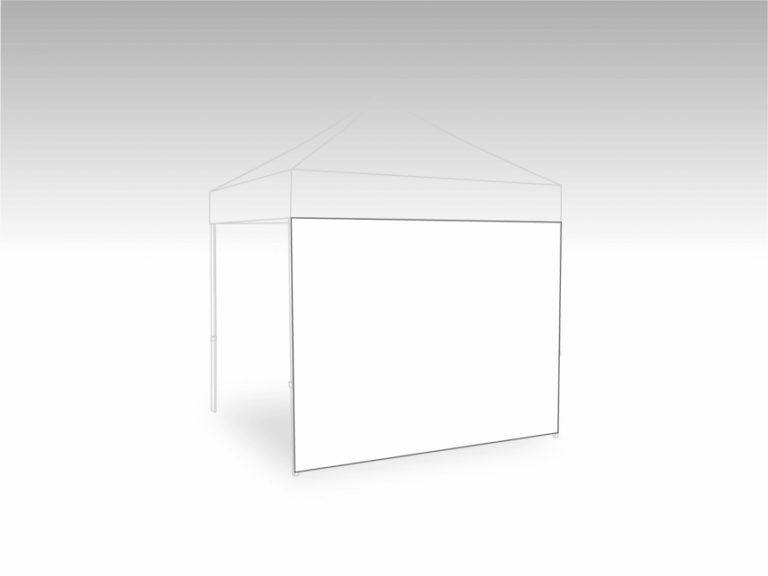 Folding Tent  Closed Side Panel - 2m - Polyester