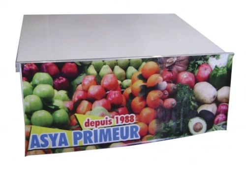 Tafel banner in PVC met digitale print – prijs per meter
