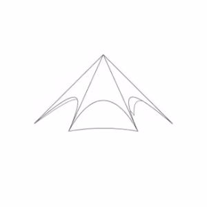 10m diameter - Polyester Wit