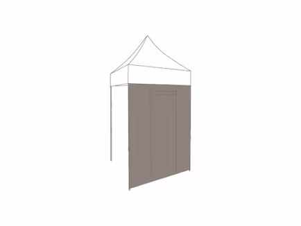Vouwtent Zijwand deur - 1,5m - PVC - Afbeelding 3