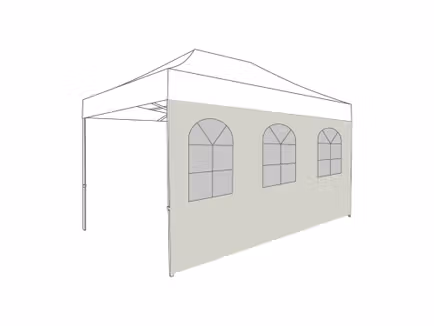Tente pliante  Paroi latérale à arceaux - 4,5 m - Polyester - Image 17