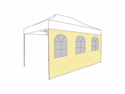 Tente pliante  Paroi latérale à arceaux - 4,5 m - Polyester - Image 15