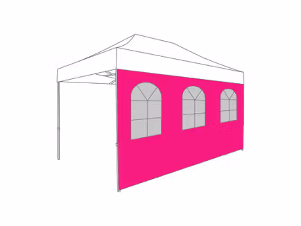 Tente pliante  Paroi latérale à arceaux - 4,5 m - Polyester - Image 2