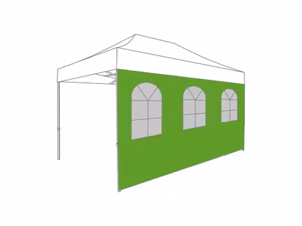 Tente pliante  Paroi latérale à arceaux - 4,5 m - Polyester - Image 14