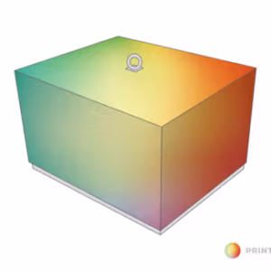 Bedrukte hoes uit pvc voor betonblok 340 kg bedrukt