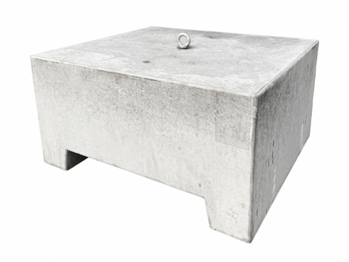 Bloc de béton - 650 kg (avec un boulon à œil)