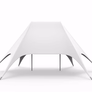 Dubbele Stertent StellarLite - set 8 x 13 m - polyester Wit