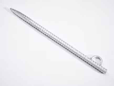 Haring met lus - Gegalvaniseerd - 55cm - Ø 20mm