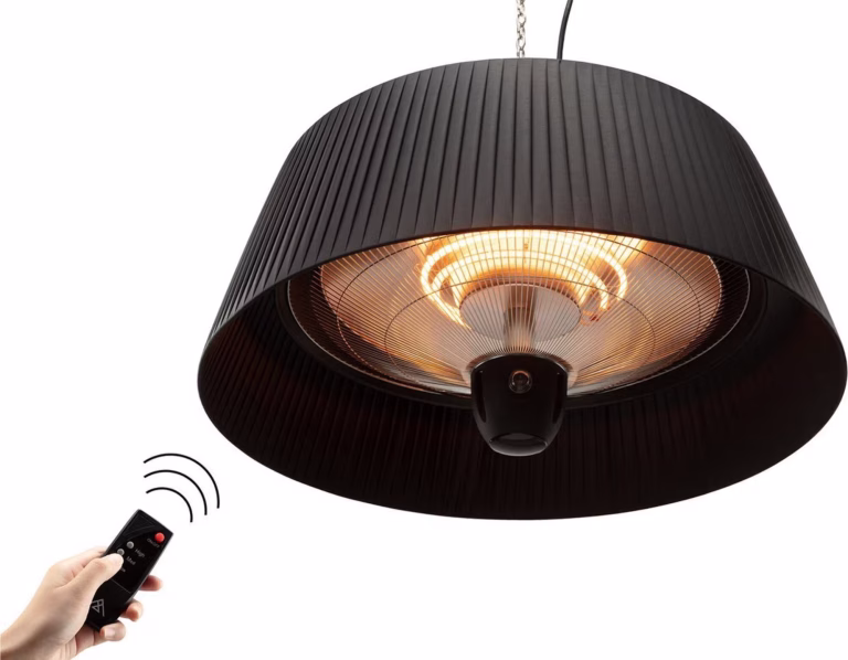 Føro Halo 2000 – Elektrische Terrassenheizung – Schwarz