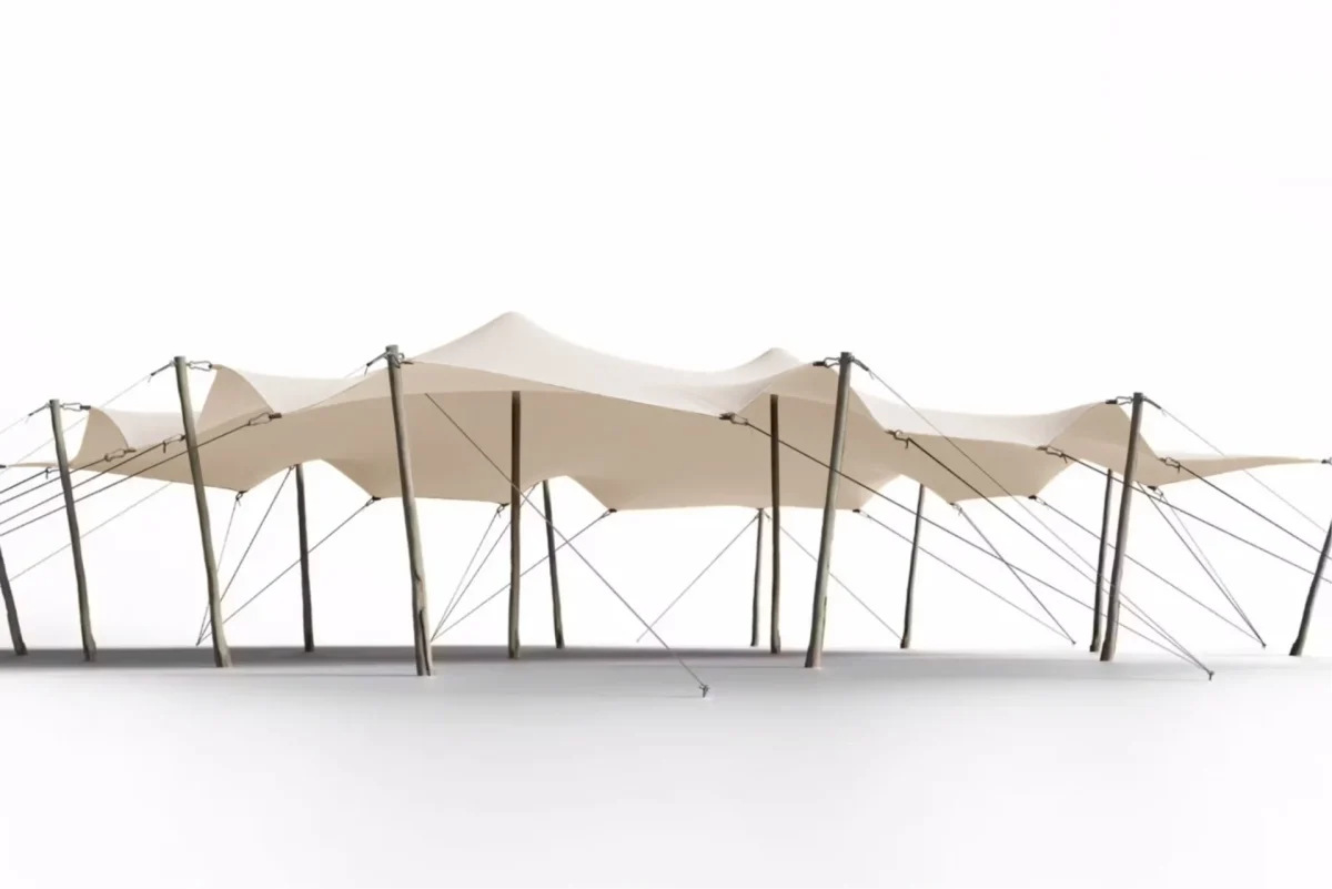 TRIFLEXX STRETCHTENT ZEIL (560 G/M²) MET LUSSEN - 8,5 X 12.5 M