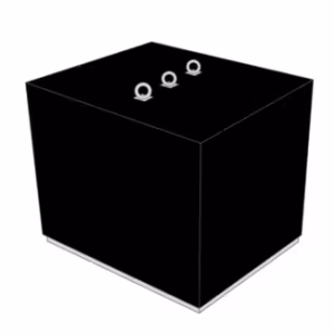 Hoes uit pvc voor betonblok 650 kg Zwart