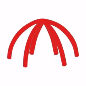 Opblaasbare tent Galaxy opblaasbaar frame 8x8m Rood - kopie