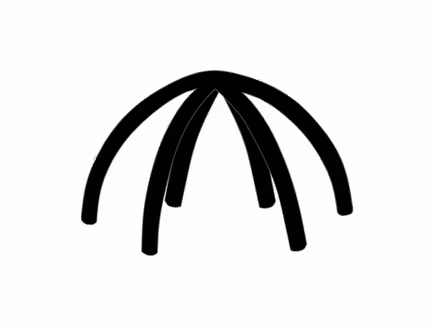 Opblaasbare tent Galaxy opblaasbaar frame 10x10m