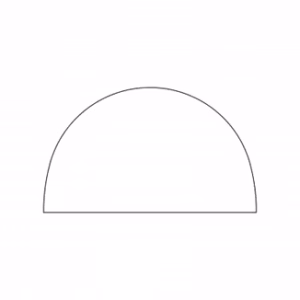 Opblaasbare tent Globe Zijwand gesloten - 3m Wit