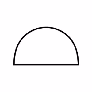 Opblaasbare tent Globe Zijwand panorama raam - 3m Zwart