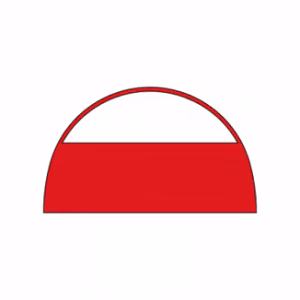 Opblaasbare tent Globe Zijwand raam - 3m Rood