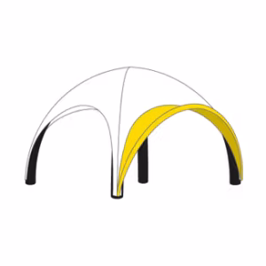 Opblaasbare tent Globe opblaasbare luifel - 3m Geel