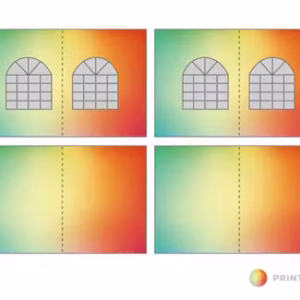 Pagodetent keder zijwandenset 3x3m bedrukt