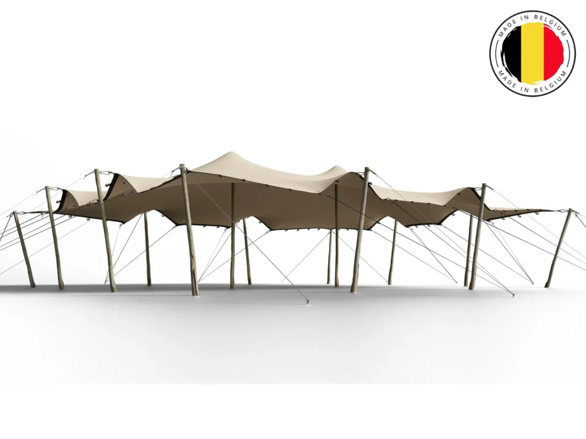 TRIFLEXX STRETCHTENT ZEIL (560 G/M²) MET LUSSEN - 10 X 12.5 M