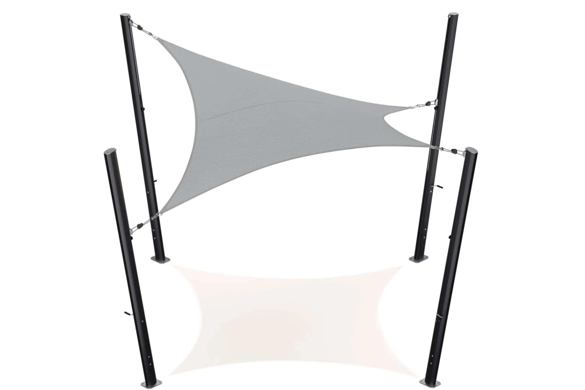 Shade cloth - square - 3 x 3 m