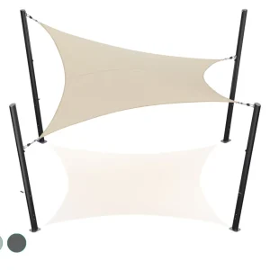 Schaduwdoek - vierkant - 4 x 4 m desert sand