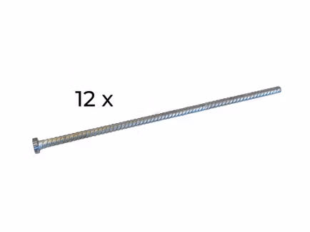 Set haringen (12) van 80 cm voor stretchtent 6,5x5 - 6,5 x 6,5 m