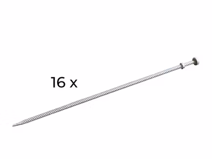 Set haringen (16) van 150 cm voor stretchtent 10 x 12,5 m - 10 x 10,50 m