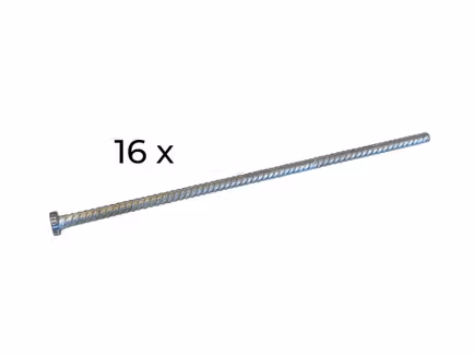 Set haringen (16) van 80 cm voor stretchtent 10 x 12,5 m - 10 x 10,50 m