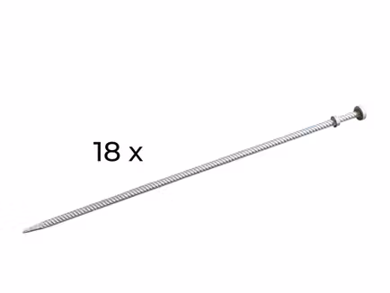 Set haringen (18) van 150 cm voor stretchtent 10 x 12,5 m