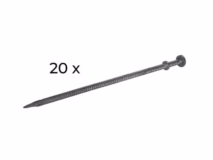 Set haringen (20) van 110 cm voor stretchtent 10 x 21,5 m