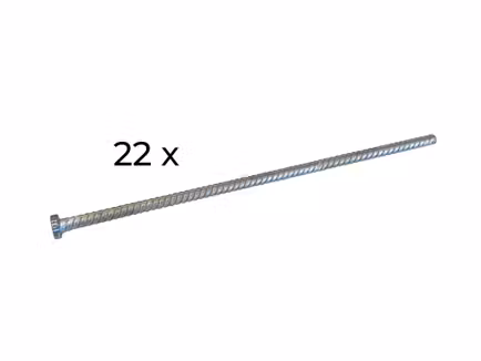 Set haringen (22) van 80 cm voor stretchtent 15 x 20 m