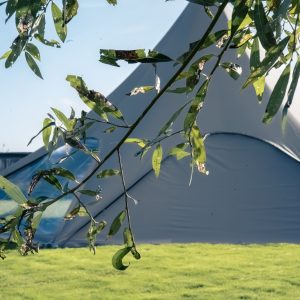 Stertent Stellar 7 plain - gesloten zijwand 15 m Wit