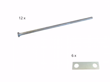 Stertent StellarLite verankeringsset double (12x 80 cm haringen en 6x platen met 2 gaten)