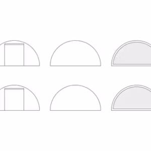 Stertent StellarLite zijwanden set - 10m diameter - Polyester Wit