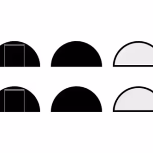 Stertent StellarLite zijwanden set - 10m diameter - Polyester Zwart