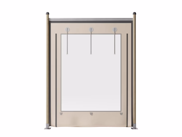 Triflexx zijwand ( 560 g/m²) - basis - 2x2,75 m - met panorama raam
