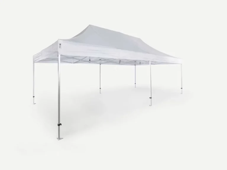 Faltzelt Flexxum AluForce Marketbase – 4 x 8 m – Aluminiumrahmen 2,5 mm und Polyester-Dachplane