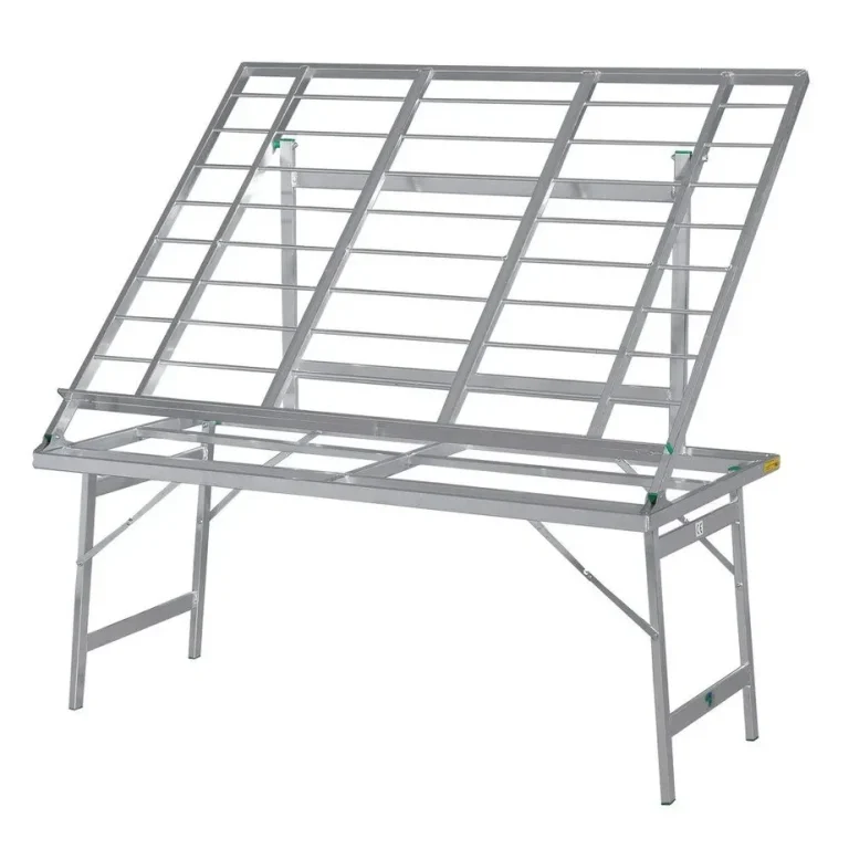 Schuine achtertafel – Patrick - aluminium – 120 × 150 cm