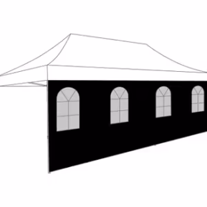 sw boograam 6m zwart (6x3)